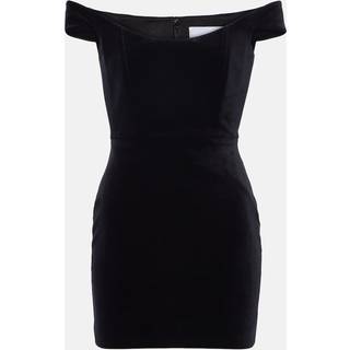 Alex Perry Velvet minidress - black - L