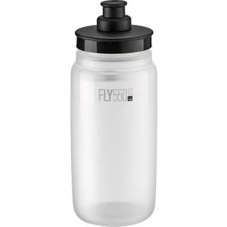 Cykelflaske Elite Fly Tex 550ml Klar/Sort