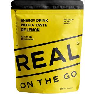 Real Turmat Energi Drink On The Go Lemon, Grønn, OneSize