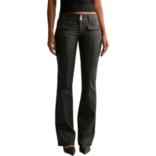 Nelly - Sort - Low Waist Bootcut Pocket Jeans - EU 40