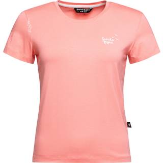 Chillaz Women's Iseo Search & Respect T-Shirt T-shirt Damer størrelse 42 farve rød/pink