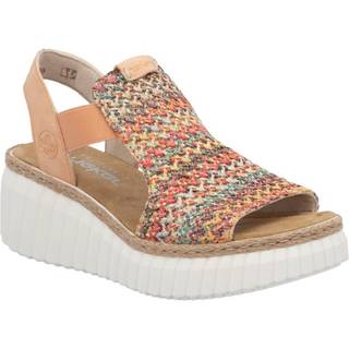 Rieker Rieker Multi Womens Elasticated Sandals