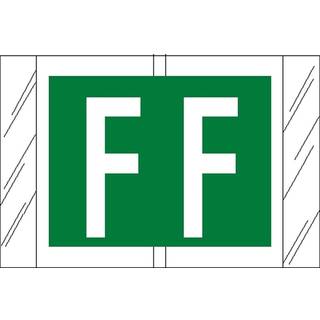 Tabbies Original Col'r'tab 12000 Series Alpha Labels Green F """" 1 """" H x 1-1/2 """" W Heavy Duty & Fade-resistente lavet i USA 500 Etiketter/rulle