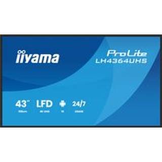 iiyama ProLite LH4364UHS-B1AG 43" Class (42.5" viewable) LED-backlit LCD display - 4K - for digital signage