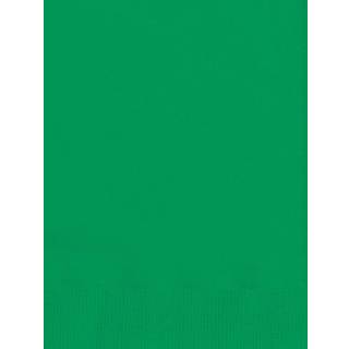 Festive Green 2 -lags drik serviets servietter - 5 """" x 5 """" (pakke med 40) - holdbar absorberende og livlig - perfekt til fester helligdage og s