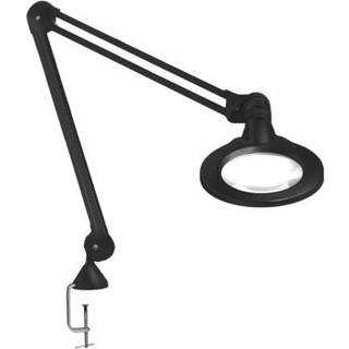 Forstørrelseslampe KFM LED ESD 5 diopter, sort