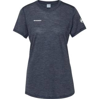 Mammut Women's Tree Wool Firstlayer T-Shirt Merino-shirt Damer størrelse M farve marine melange