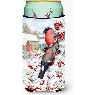 """" Caroline's Treasures ASA2054TBC Eurasian Bullfinch Tall Boy Koozie Hugger Multicolor """"