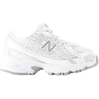 New Balance Børn 740 BUNGEE LACE i Hvid/Grå Synthetic, Størrelse 23.5