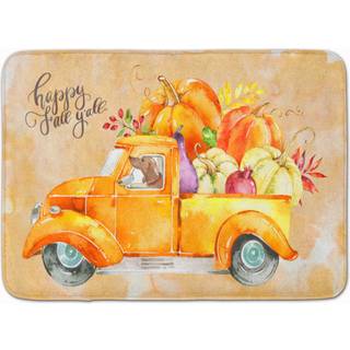 """" Caroline's Treasures Fall Harvest Red Dachshund Machine Washing Memory Foam Mat Doormats Multicolor """"