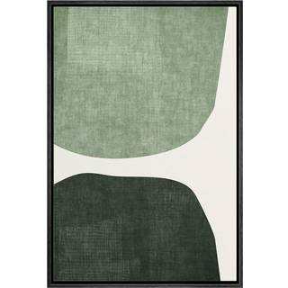 Idea4wall indrammet lærred Print Wall Art Multicolor Scientific Circle Diagram Geometriske former Illustrationer Moderne kunst chic farverig til