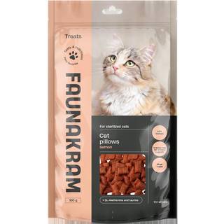 Faunakram godbidder til kat m. laks & tranebær - 100 g.
