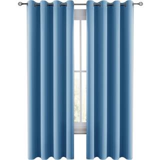 Lux Decor Premium Blackout Gardiner 84 tommer l?ngde Lange 2 paneler S?t - Termisk isoleret v?relse m?rkere gardiner til sovev?relsesvindue - Gro