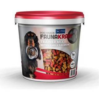 Faunakram godbidder bone trainer mix, lam & laks - 180 g.