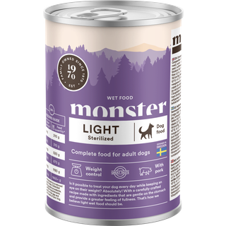Monster Dog Adult Light Sterilized - 400 g