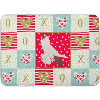 """" Carolines skatte tyske hjelmduekærlighedsmaskine vaskbar hukommelsesskummåtte doormater flerfarvet """"