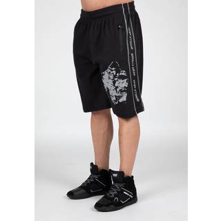 Buffalo Old School Workout Shorts, Black/Grey