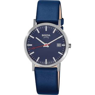 Boccia 3670-02 Armbanduhr Quarz Titan/Navyblau