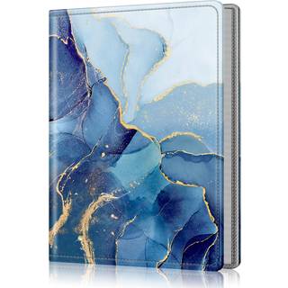 Fintie fotoalbum 5x7 fotos - 52 fotos lille minikapacitet premium vegansk læder cover foto bog bærbart tegnebog foto album til bryllup familie dr