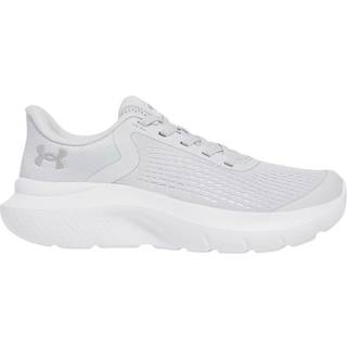 Under Armour Rogue 5 AL Girls' Pre-School Running Shoes Halo Gray / White / Metallic Silver 30