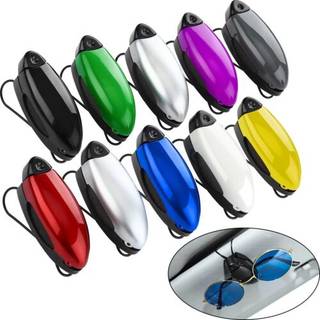 Frienda 10 stycken Auto Car Vehicle Sun Visor Clip Holder för solglasögon Glashållare Hanger -glasögon Montering Biljettkortsklippbiltillbehör (f