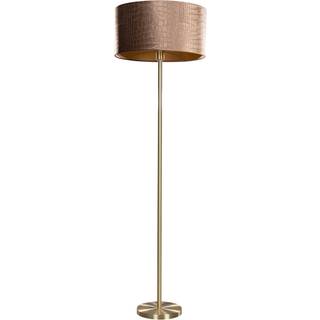 Gulvlampe messing med fløjlslampeskærm krokodille 50 cm - Simplo