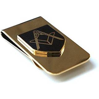 Square & Compass Masonic Money Clip - [messing] [2 '' Tall]