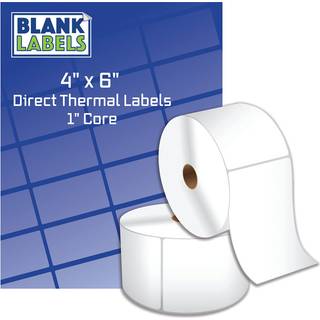 Etiketter og mere 250 4 """" X 6 """" Direct Thermal Zebra 2844 Zebra 2843 2844Z Etiketter Eltron 6 Roll