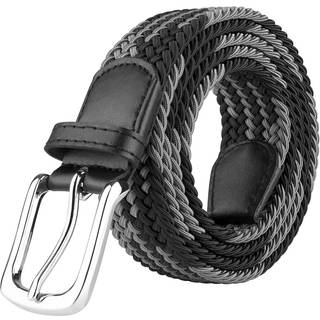 Jukmo Elastisk flettet b?ltestr?k v?vet b?lte i gave?ske (Blackgray XX-Large)