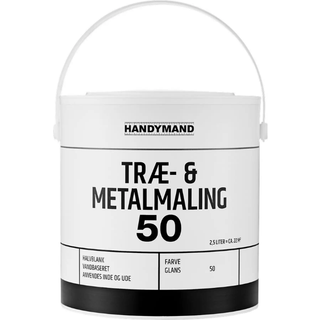Handymand træ- og metalmaling 50 2,5 liter - modehvid