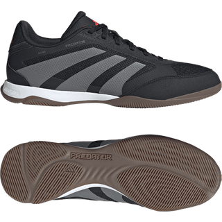 Predator League Indoor Football støvler - Core Black / Grey Four / Lucid Red - 40 2/3