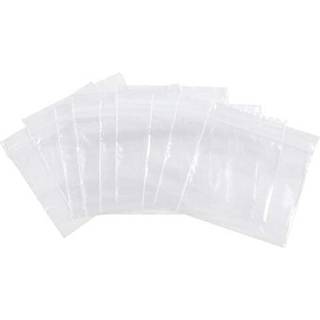 Bl?ndende sk?rme, sm? plastikposer - 100 pakke med 2 mil 2 x 2 tommer genlukkelige selvl?sende smykkeposer Ideel til organisering og opbevaring