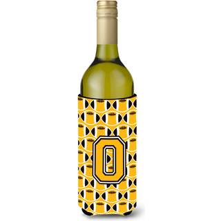 """" Brev o fodbold sort gammel guld og hvidvin flaske drikkevarer isolator hugger cj1080-pliterk """"