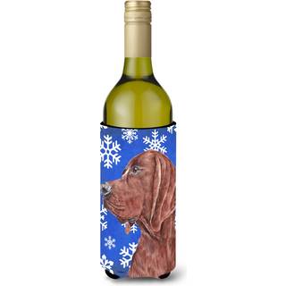 Redbone Coonhound Winter Snowflakes Wine Bottle Beverage Isulator Hugger SC9779Literk