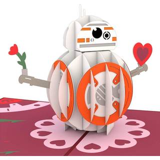 Lovepop Valentinsdagskort til hende Ham - 3D Star Wars lyk?nskningspop-up-kort - YourR2 Cute - 5"""" x 7"""" - Blankt notekort og konvolut inkluderet