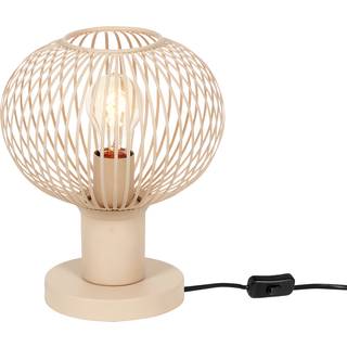 Moderne trådbordslampe beige 23 cm - Gila