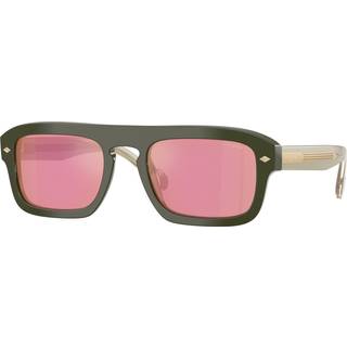VOGUE EYEWEAR Mand VO5620S 3217F6 Solbriller Acetat Grøn Rosa Geometrisk Spejlet