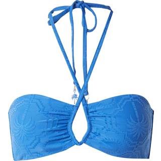 Seafolly Women's Chiara Diamond Wire Bandeau Bikinitop Damer størrelse 10 farve blå