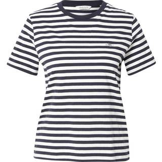 GANT Dame Stribet Shield T-shirt (S)