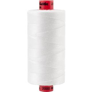 Mettler 9155-2000 Metrosen 100% Core Spun Polyester Thread 1 097 YD White