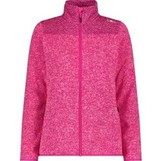 CMP Women's Jacquard Knitted Jacket Fleecejakke Damer størrelse 46 farve pink
