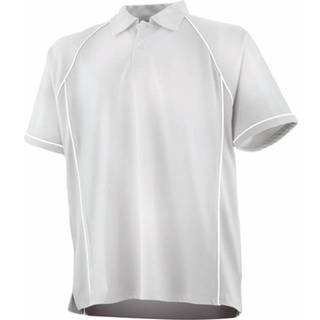 Finden+Hales FH370 Men´s Piped Performance Polo White / White XXL