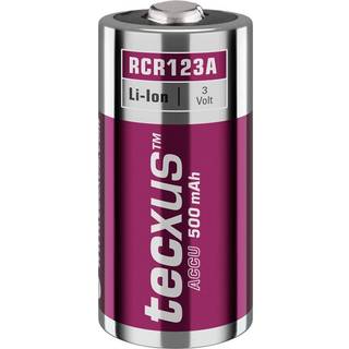 CR123A Li-Ion genopladeligt batteri - 3V 500mAh (ikke til videoovervågning)