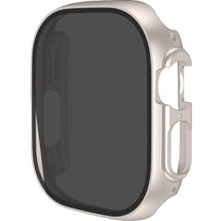Apple Watch 44 mm Cover med Privacy Beskyttelsesglas til Serie 4 / 5 / 6 / SE / SE (2022/2023) - Lilla