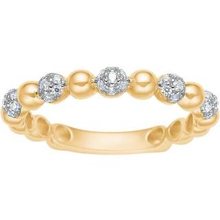 Joanli Nor PENNYNOR ring i forgyldt sølv med zirkonia