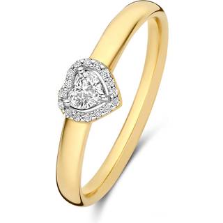 Isabel Bernard De la Paix Amore 14 karat gold ring with diamond 0.11 carat IBD330047