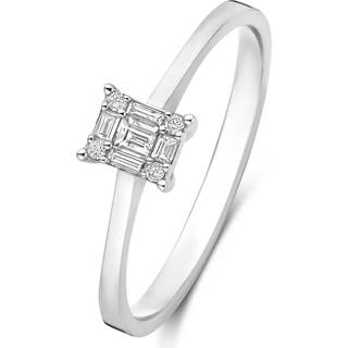 Isabel Bernard De la Paix Maxime 14 karat whitegold ring with diamond 0.11 carat IBD330042