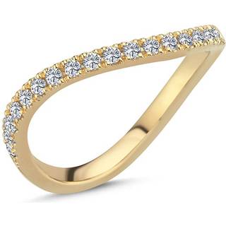 Valentina - Diamantring i 14 kt guld med i alt 0,25 carat