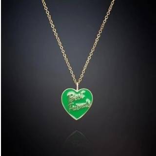 Chiara Ferragni Best Friends grøn halskæde