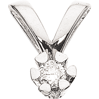 Scrouples Vedhæng - Vida - Hvidguld vedhæng med diamant 0,03ct - 2814,03